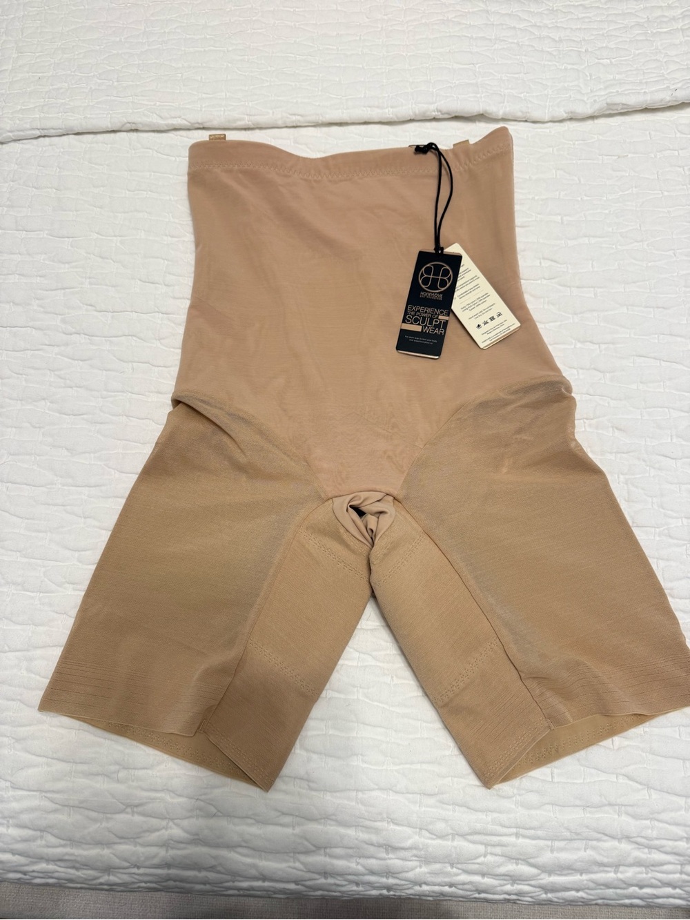Honey love Seamless High-Waist Shaping Shorts - Nude